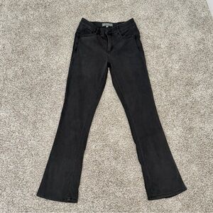 Wit & Wisdom Ab'solution High Waist tty Bitty Bootcut Jeans In Black